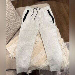 American Eagle Outfitters Light Gray Joggers with Black accent NWT Men's Medium